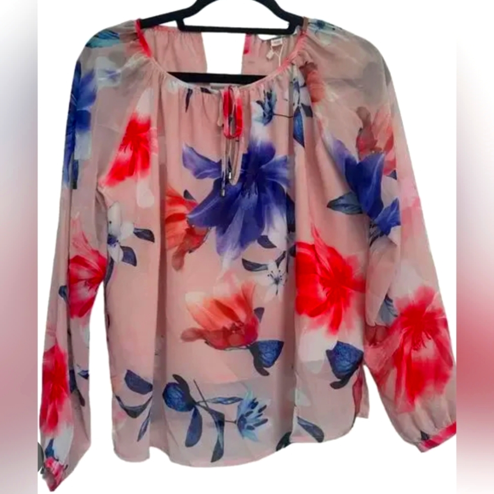 Yumi Kim Floral Women's Top - Pink and Blue